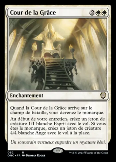 Cour de la Grâce, carte Magic ONC 62 — extension Phyrexia: All Will Be One Commander
