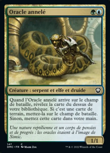 Oracle annelé, carte Magic DMC 147 — extension Dominaria United Commander