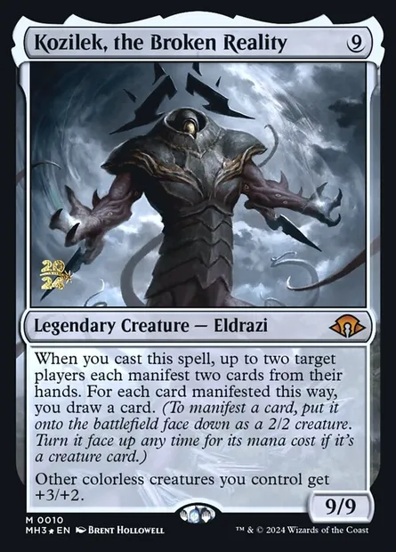 Kozilek, the Broken Reality, Magic card PMH3 10s — Modern Horizons 3 Promos set