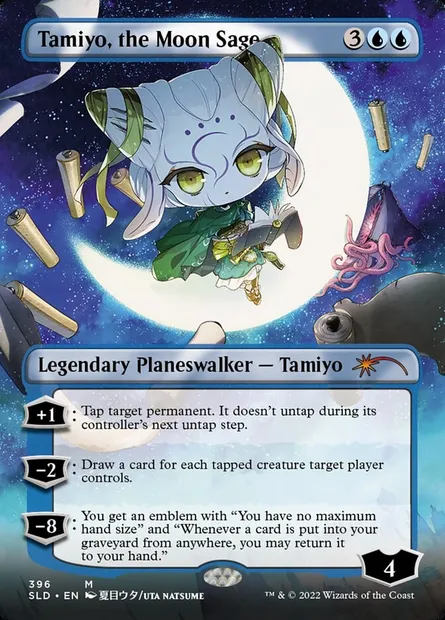 Tamiyo, the Moon Sage, Magic card SLD 396 — Secret Lair Drop set