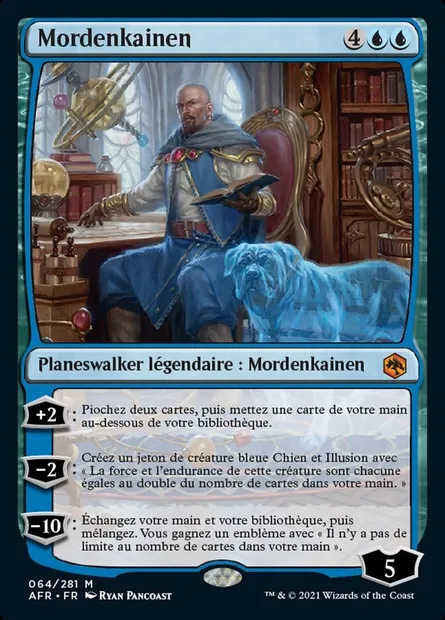 Mordenkainen, carte Magic AFR 64 — extension Forgotten Realms: Aventures dans les Royaumes Oubliés