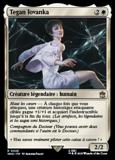Tegan Jovanka, carte Magic WHO 28 — extension Doctor Who