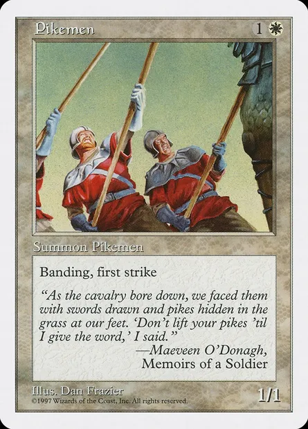 Piquiers, carte Magic 5ED 52 — extension Cinquième Edition
