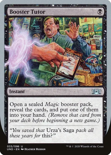 Booster Tutor, Magic card UND 33 — Unsanctioned set