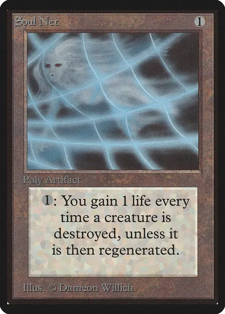 Rets des âmes, carte Magic LEB 271 — extension Limited Edition Beta