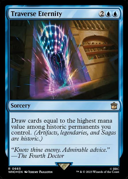 Traverse Eternity, Magic card WHO 665 — Doctor Who set