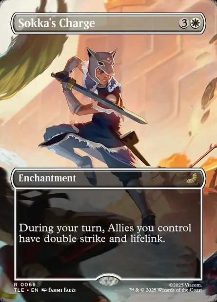 Sokka's Charge, Magic card TLE 66 — Avatar: The Last Airbender Eternal set