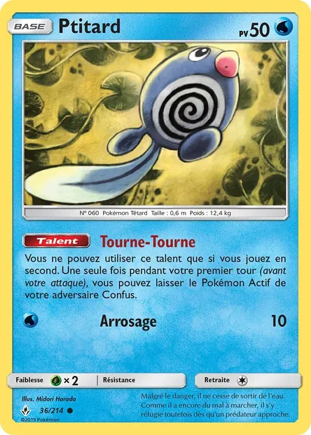Ptitard, carte Pokémon UNB 36 — extension Alliance Infaillible