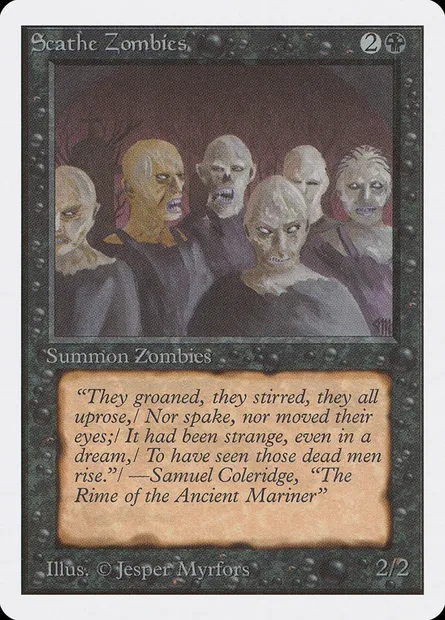 Scathe Zombies, Magic card 2ED 126 — Unlimited Edition set
