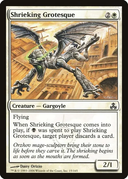 Shrieking Grotesque, Magic card GPT 15 — Guildpact set