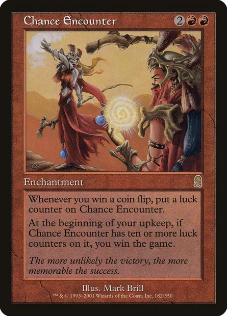 Chance Encounter, Magic card ODY 182 — Odyssey set