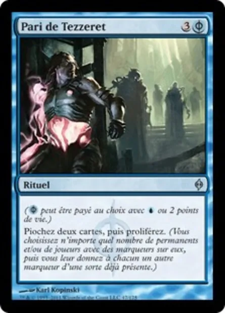 Pari de Tezzeret, carte Magic NPH 47 — extension La Nouvelle Phyrexia