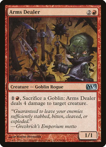 Arms Dealer, Magic card M13 120 — Magic 2013 set