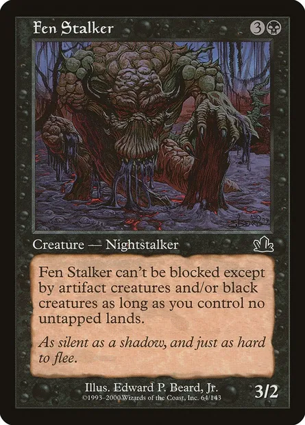Fen Stalker, Magic card PCY 64 — Prophecy set
