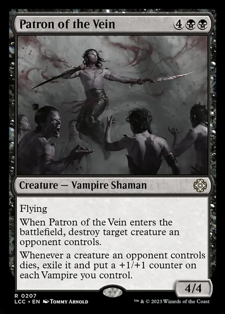 Patron of the Vein, Magic card LCC 207 — The Lost Caverns of Ixalan Commander set