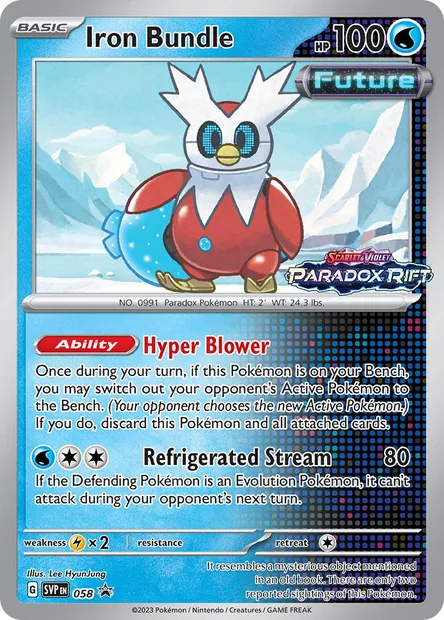 Iron Bundle, Pokémon card PR-SV 058 — SVP Black Star Promos set