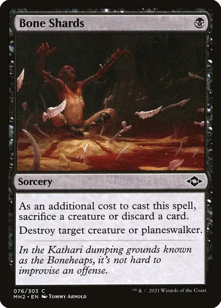 Bone Shards, Magic card MH2 76 — Modern Horizons 2 set