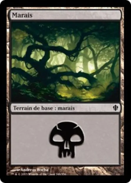 Marais, carte Magic C13 348 — extension Commander 2013