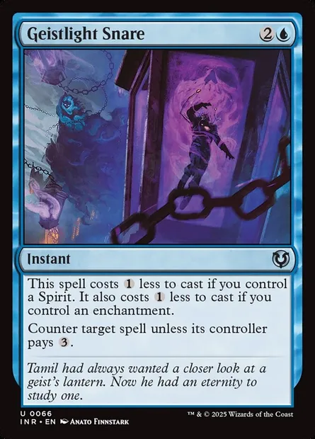 Geistlight Snare, Magic card INR 66 — Innistrad Remastered set