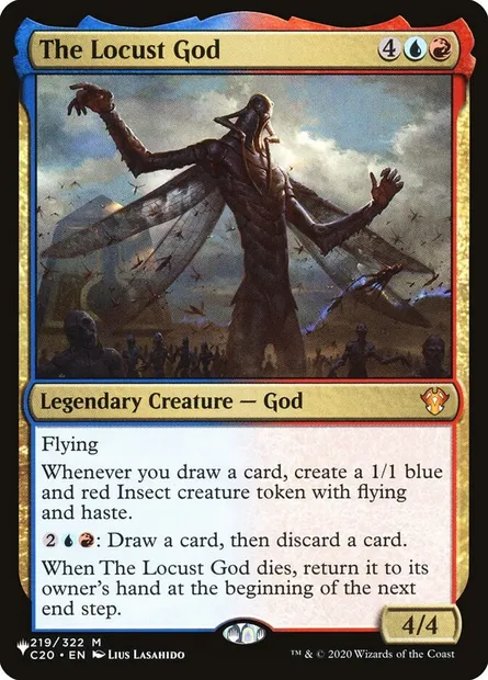 The Locust God, Magic card PLST C20-219 — The List set