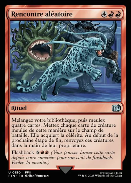Rencontre aléatoire, carte Magic FIN 150 — extension Final Fantasy