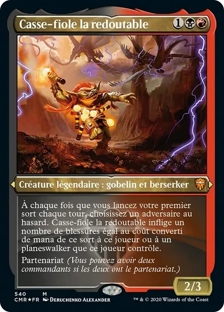 Casse-fiole la redoutable, carte Magic CMR 540 — extension Commander Legends