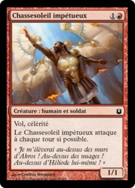 Chassesoleil impétueux, carte Magic BNG 99 — extension Créations divines
