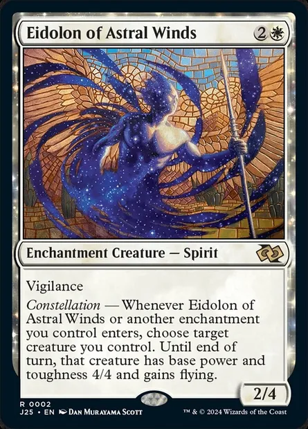 Eidolon of Astral Winds, Magic card J25 2 — Foundations Jumpstart set