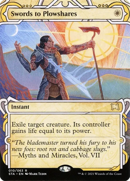 Swords to Plowshares, Magic card STA 10 — Strixhaven Mystical Archive set