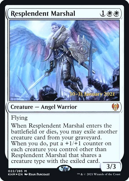 Resplendent Marshal, Magic card PKHM 22s — Kaldheim Promos set
