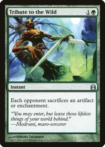 Tribute to the Wild, Magic card CMD 175 — Commander 2011 set