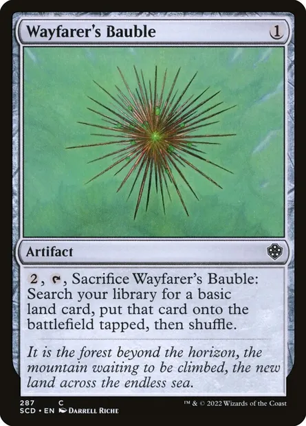 Wayfarer's Bauble, Magic card SCD 287 — Starter Commander Decks set