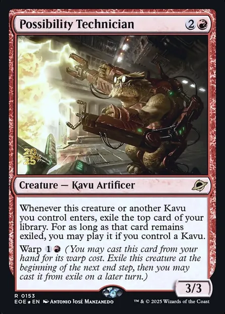 Possibility Technician, Magic card PEOE 153s — Edge of Eternities Promos set