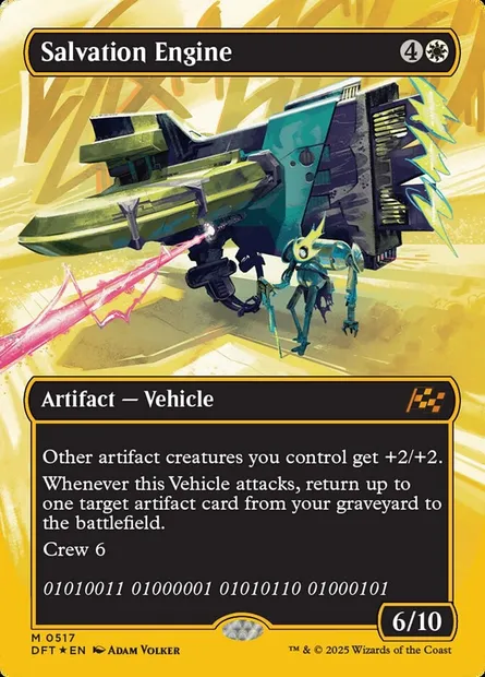 Salvation Engine, Magic card DFT 517 — Aetherdrift set