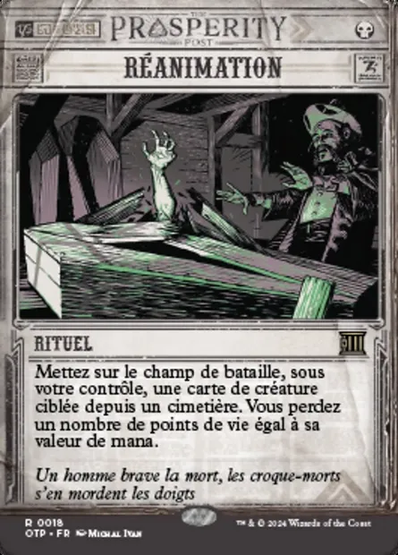 Réanimation, carte Magic OTP 18 — extension Breaking News