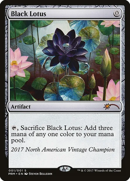 Black Lotus, Magic card OVNT 2017NA — Vintage Championship set