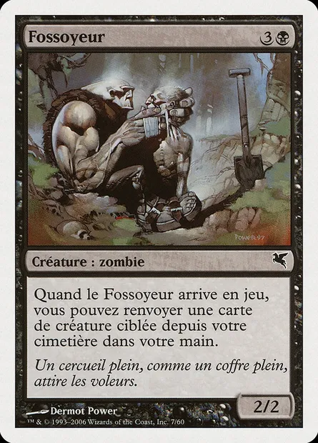 Gravedigger, Magic card PSAL F7 — Salvat 2005 set