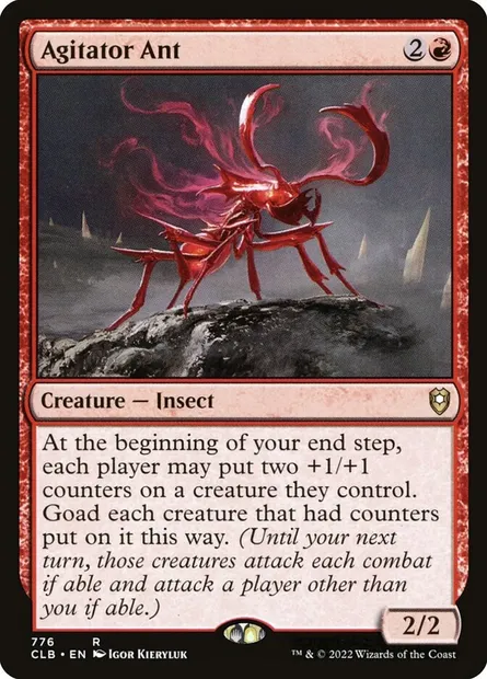 Agitator Ant, Magic card CLB 776 — Commander Legends: Battle for Baldur's Gate set