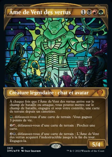 Âme de Vent des vertus, carte Magic DMU 360 — extension Dominaria Uni