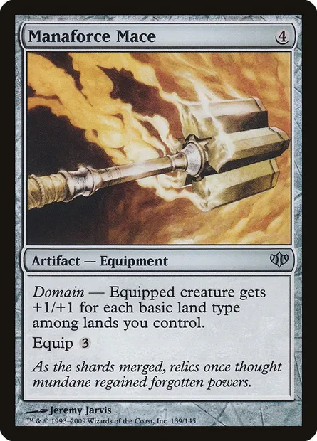 Manaforce Mace, Magic card CON 139 — Conflux set