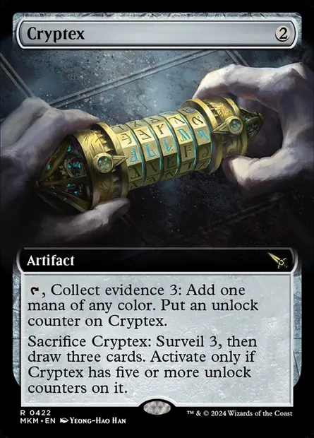 Cryptex, Magic card MKM 422 — Murders at Karlov Manor set