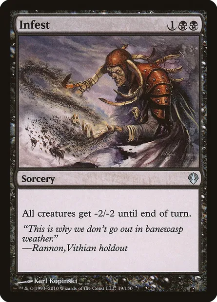 Infestation, carte Magic ARC 19 — extension Archenemy