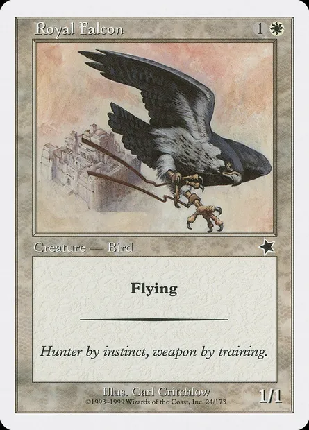 Royal Falcon, Magic card S99 24 — Starter 1999 set
