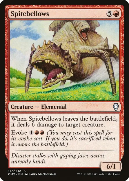 Spitebellows, Magic card CM2 117 — Commander Anthology Volume II set