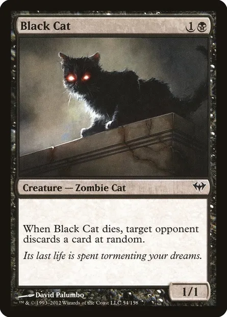 Black Cat, Magic card DKA 54 — Dark Ascension set