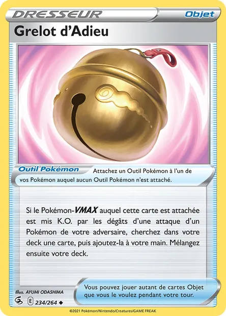 Grelot d'Adieu, carte Pokémon FST 234 — extension Poing de Fusion
