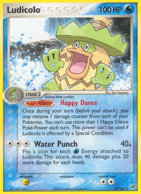 Ludicolo, Pokémon card DX 19 — Deoxys set