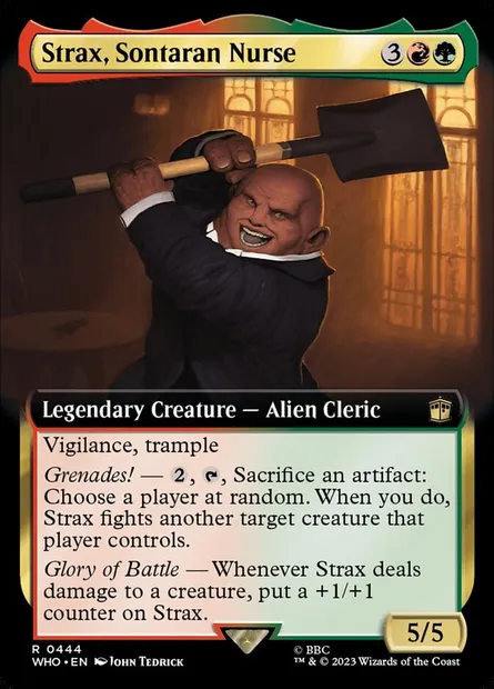 Strax, Sontaran Nurse, Magic card WHO 444 — Doctor Who set