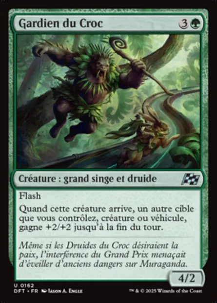 Gardien du Croc, carte Magic DFT 162 — extension Aetherdrift