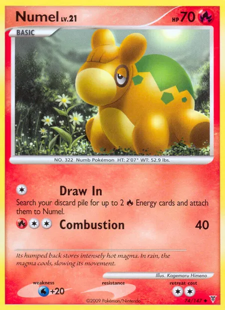 Numel, Pokémon card SV 74 — Supreme Victors set